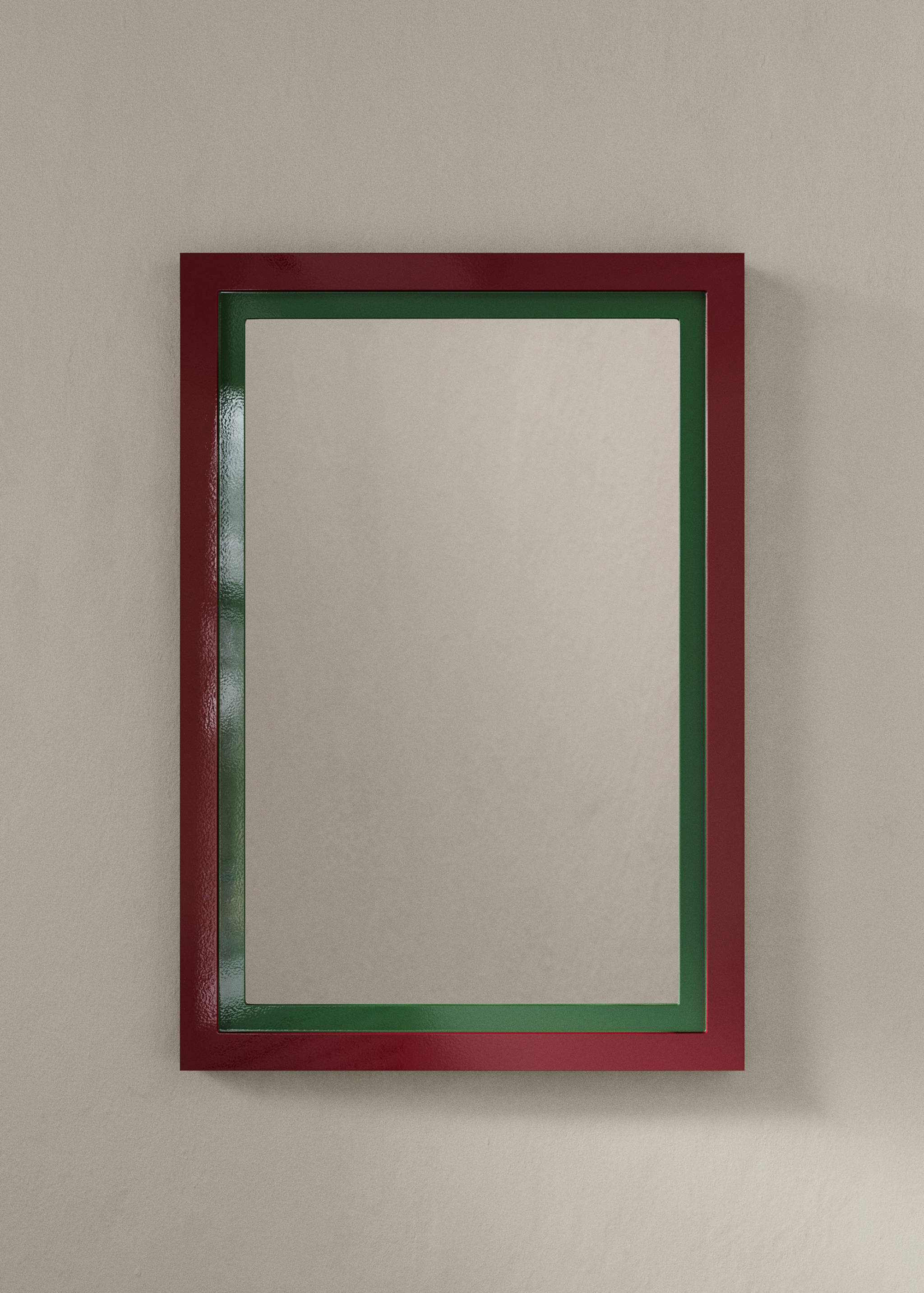 Large double-colour lacquered mirror - General plane
