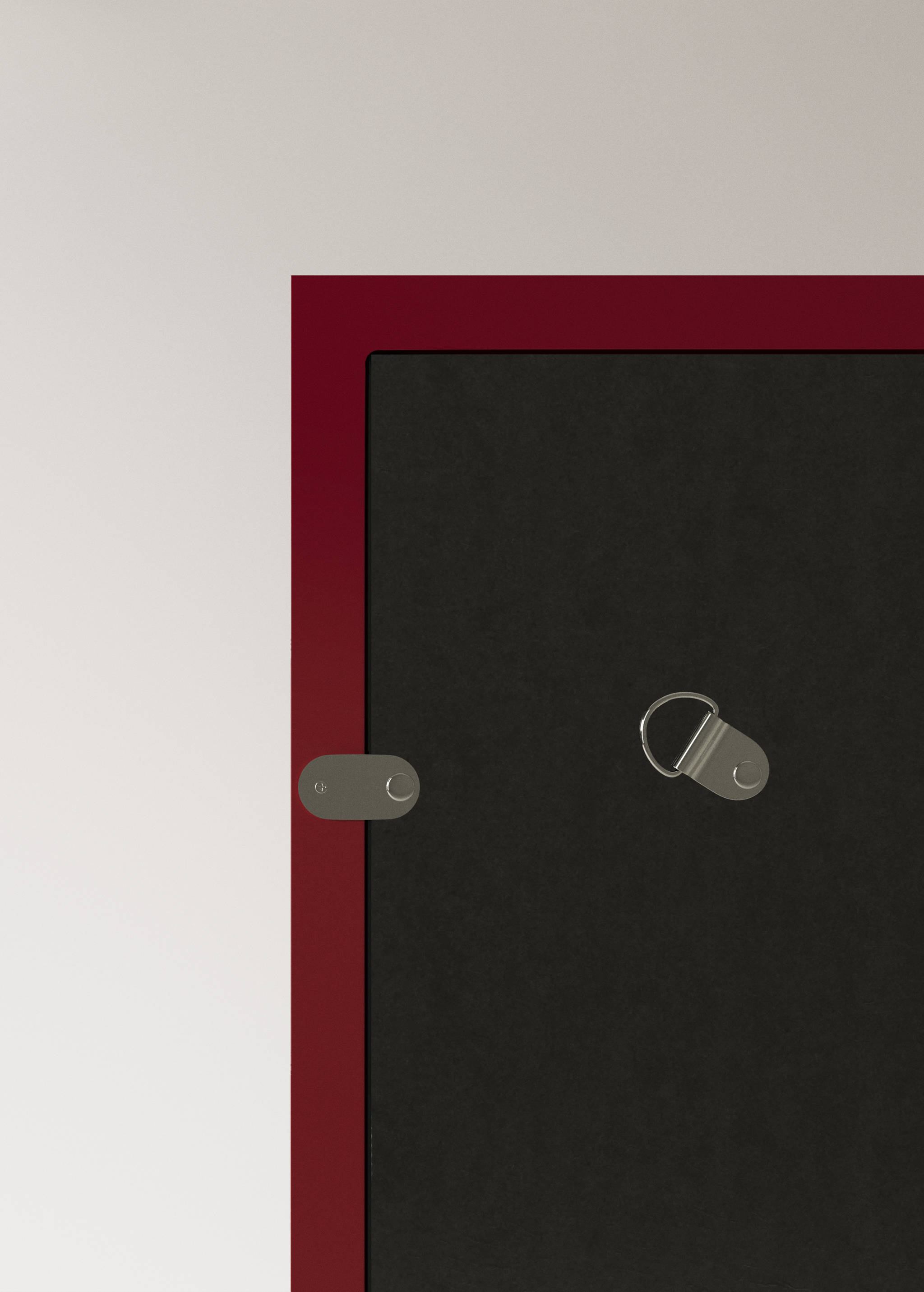Large double-colour lacquered mirror - Details of the article 1