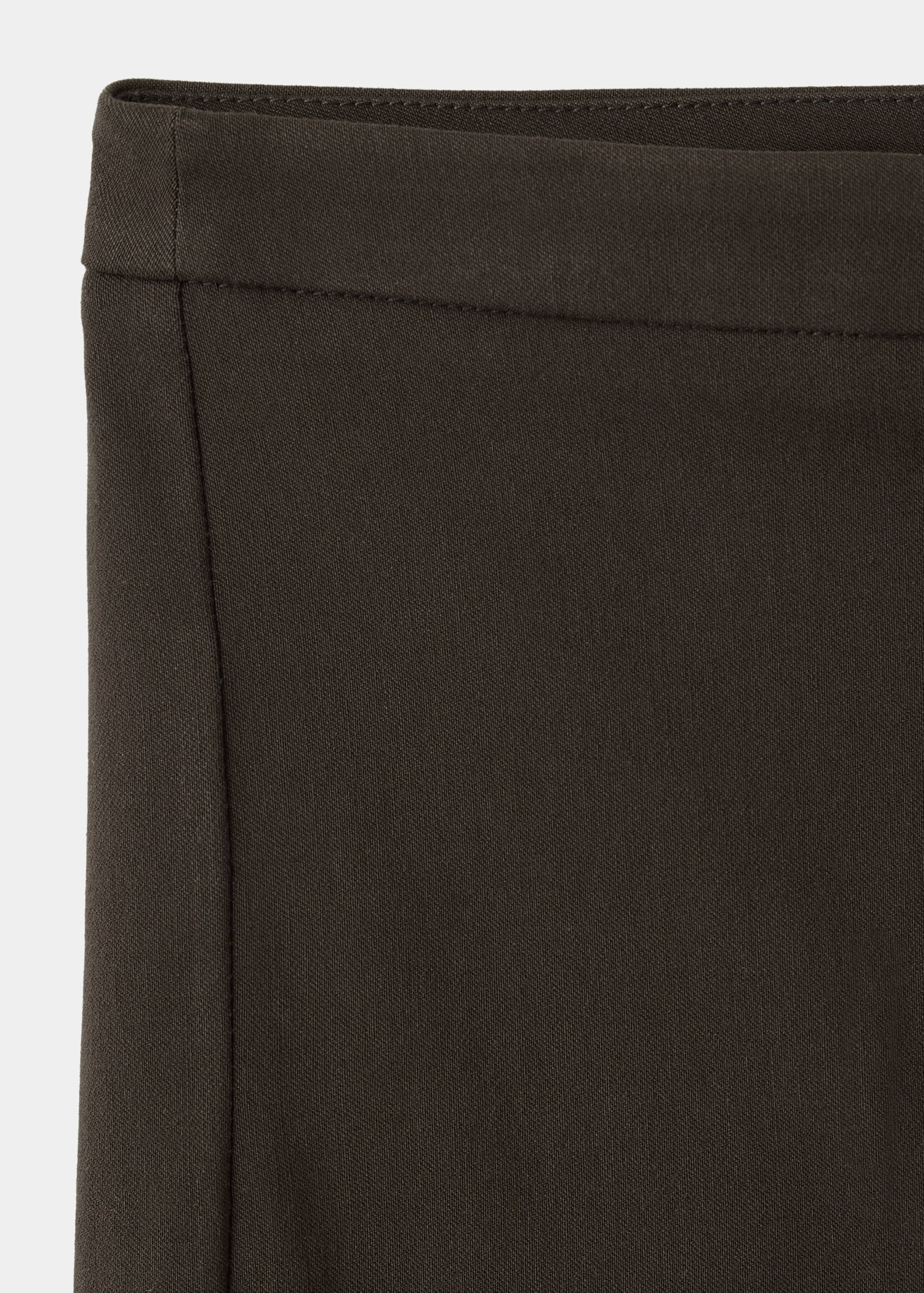 Straight-cut crop trousers - Details of the article 8