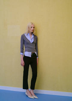 Straight-cut crop trousers — Chocolate 13