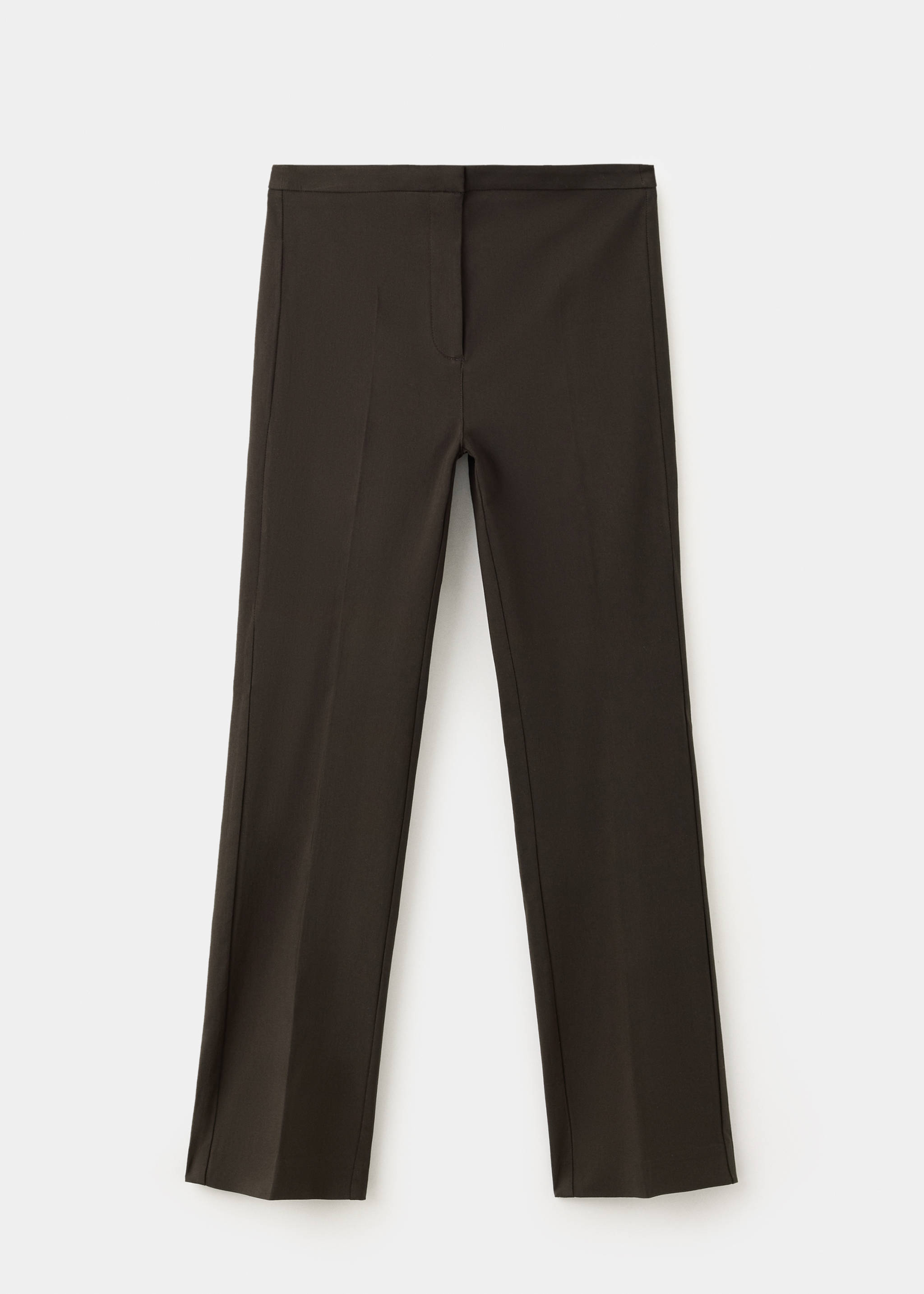 Straight-cut crop trousers - Article without model