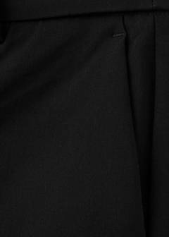 Straight-cut crop trousers — Black 10
