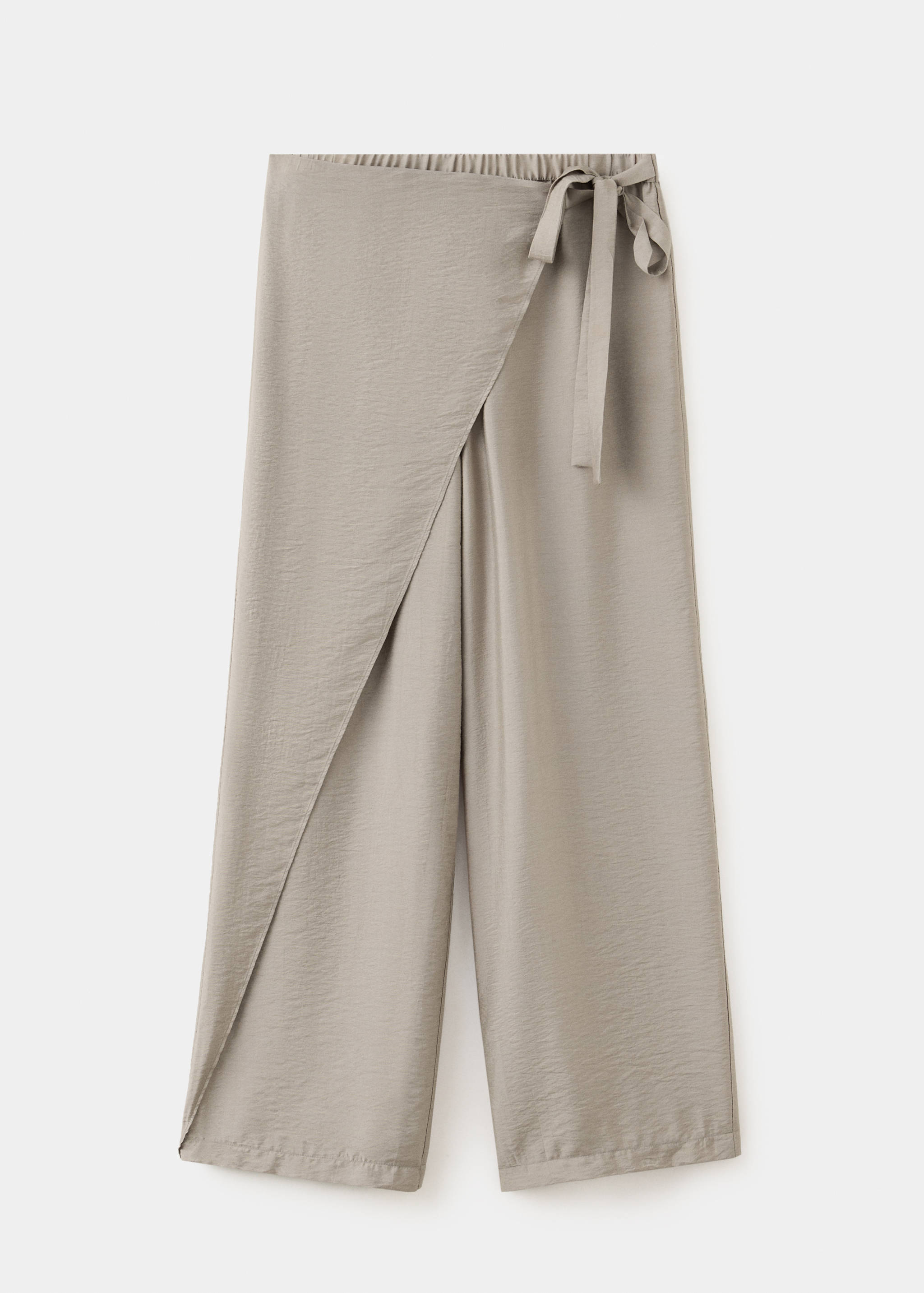 Wide-leg pareo trousers - Article without model