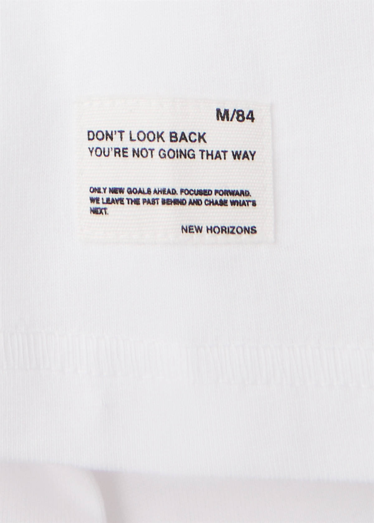 Short-sleeved cotton t-shirt — Off White