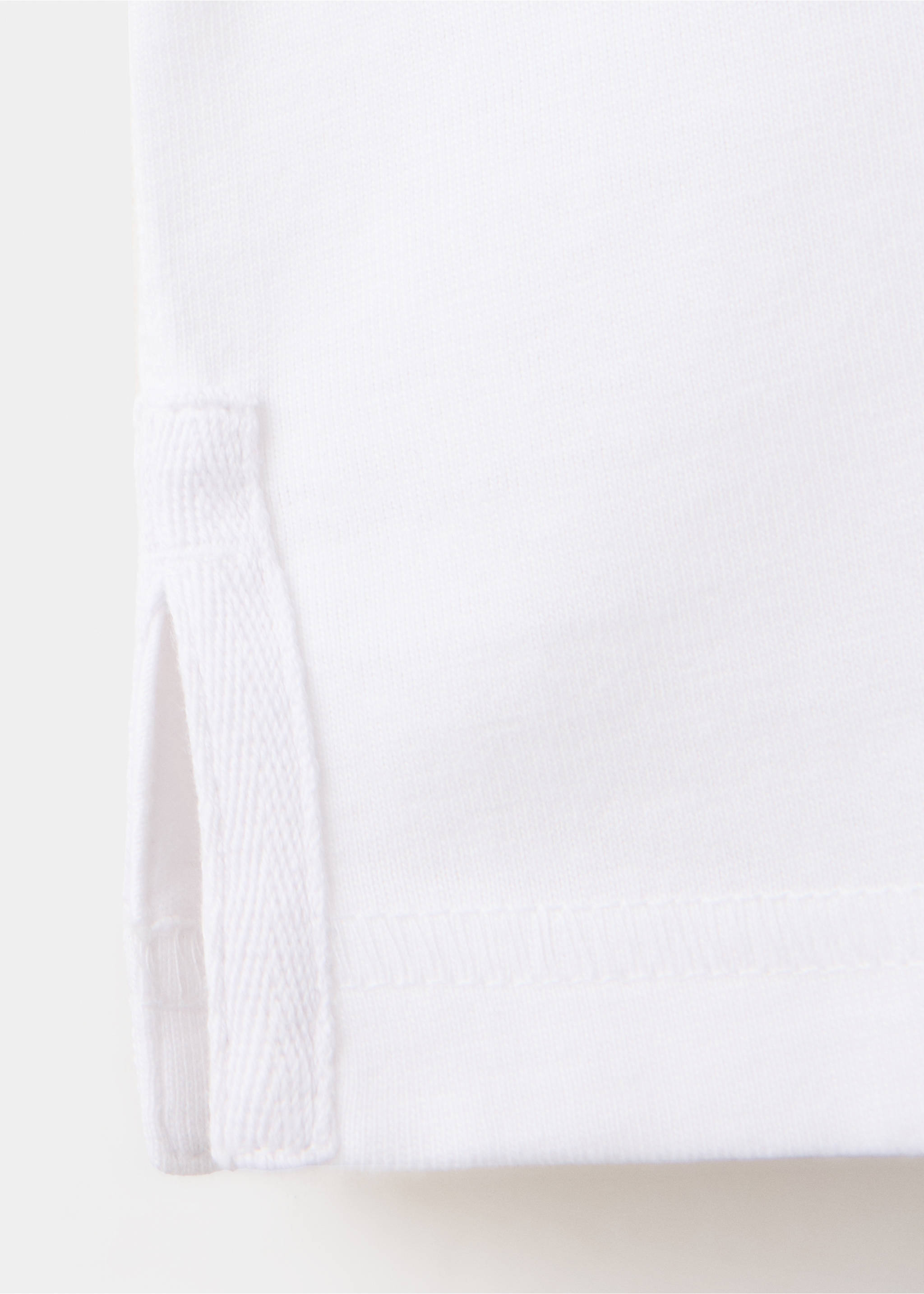 Patch cotton t-shirt - Details of the article 0, Off White. Ref: 37054102-00.