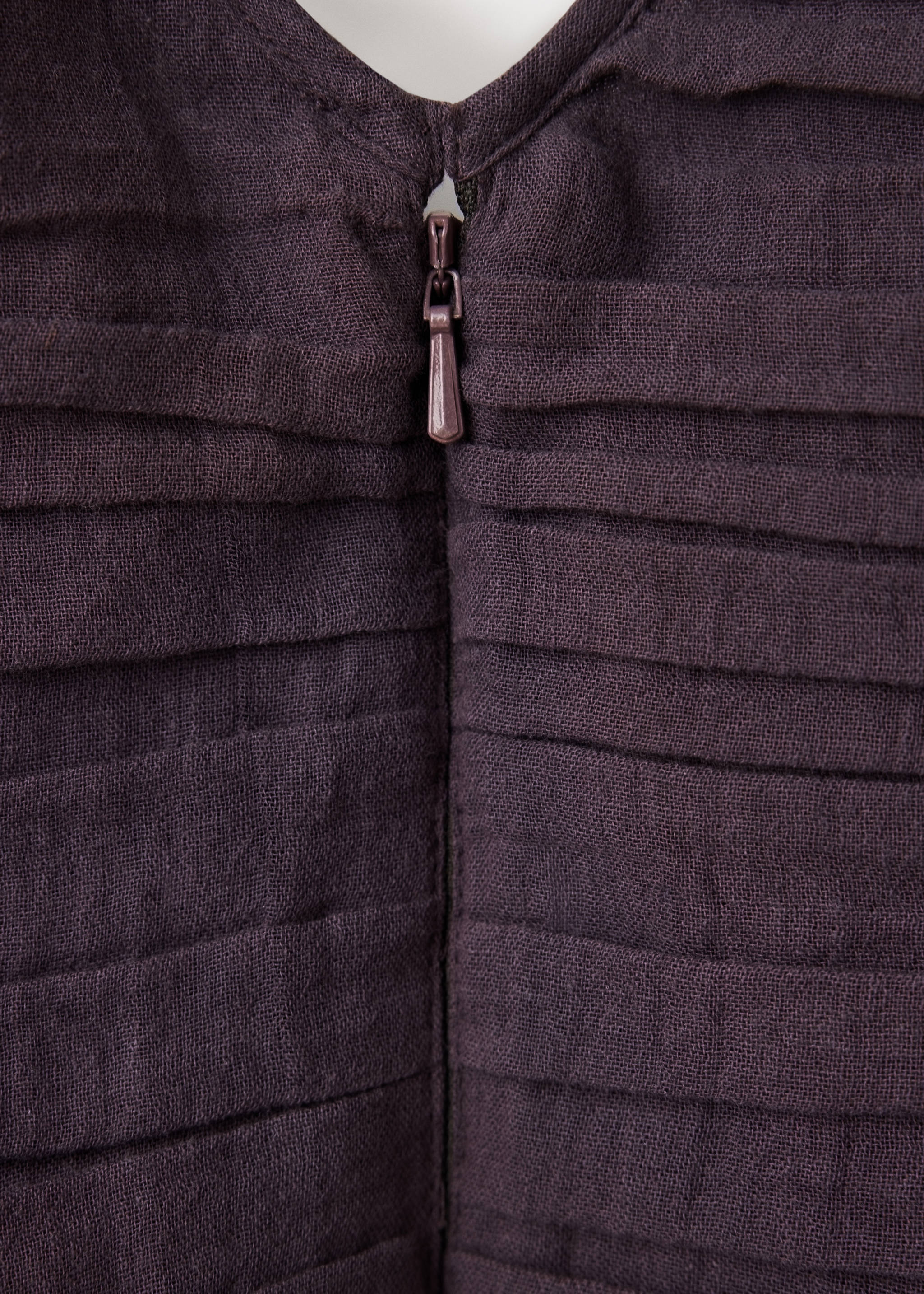 Draped Cotton Dress - Details of the article 0