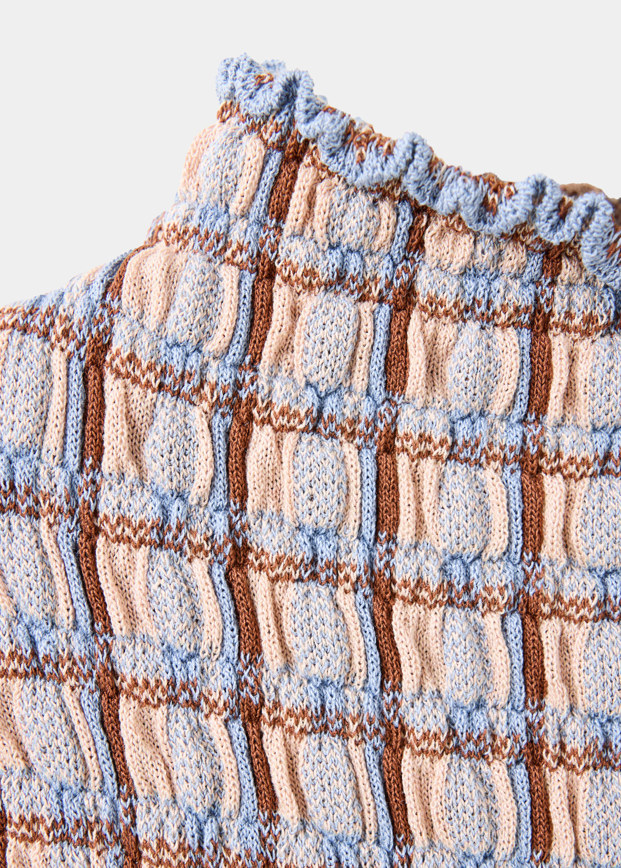 Jersey punto fino cuadros - Detalle del artículo 8