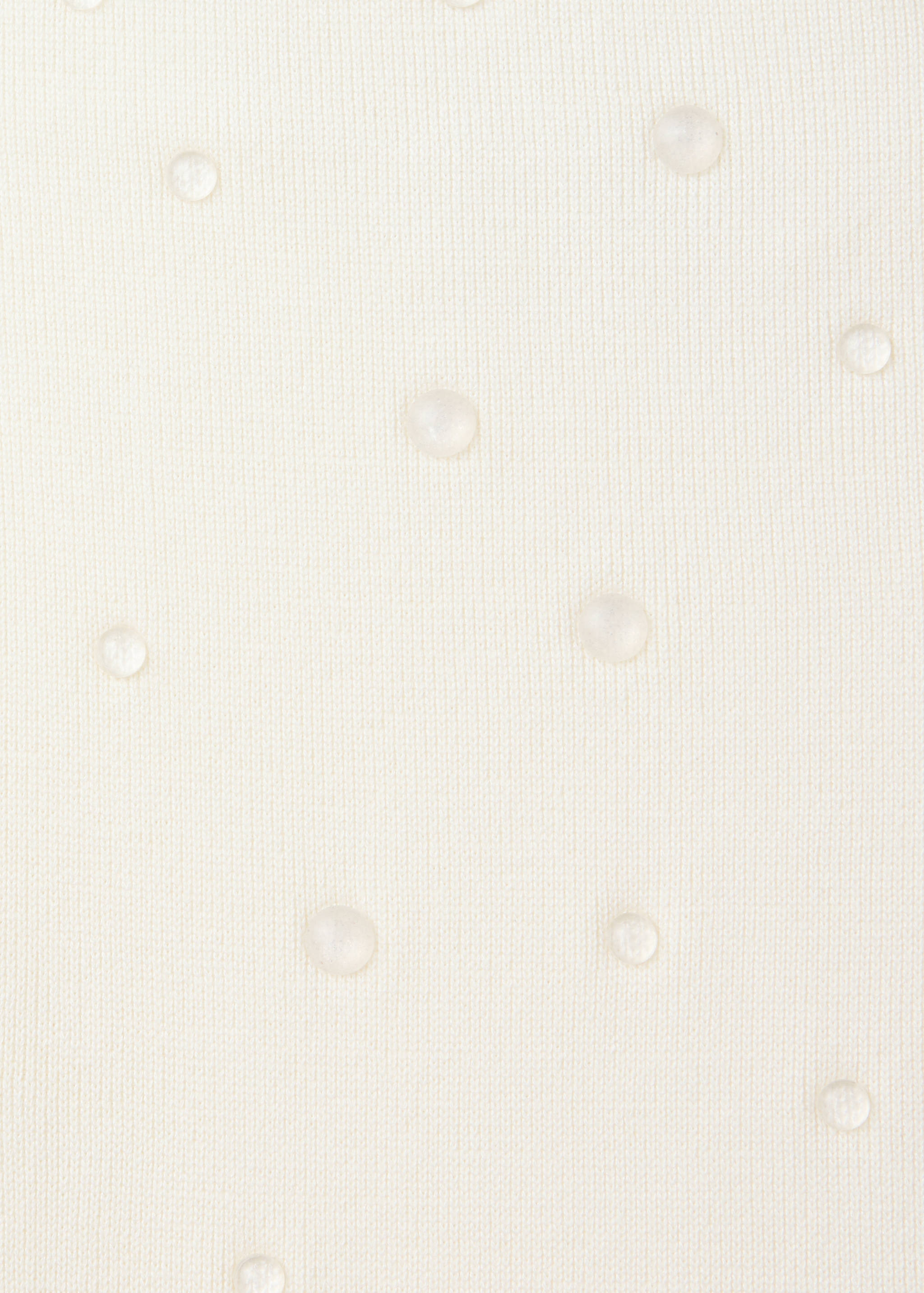 Transparent-pearl knit skirt - Details of the article 0