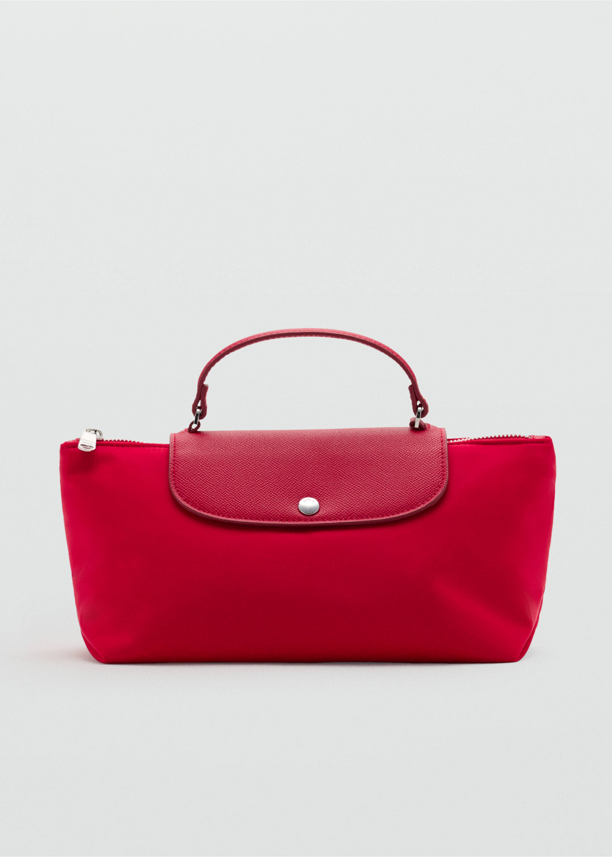 Nylon toiletry bag with handle - Article without model, Red. Ref: 37054109-00.
