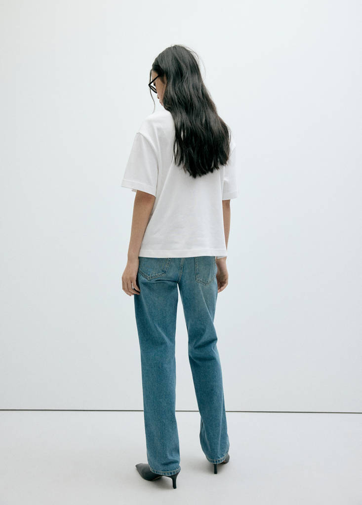 Oversized short-sleeved t-shirt — White