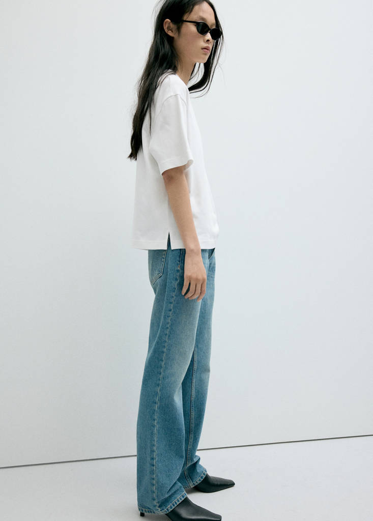 Oversized short-sleeved t-shirt — White