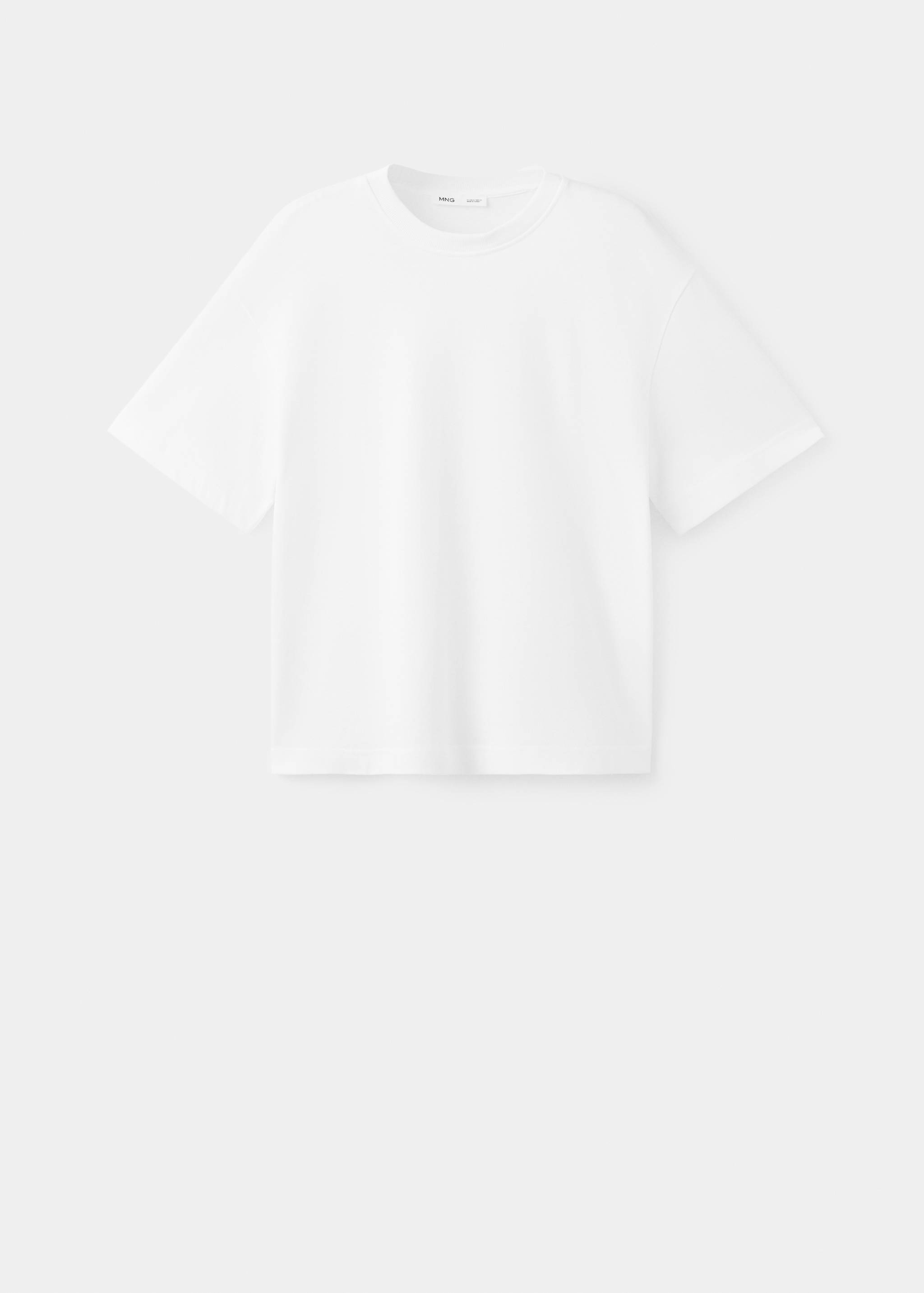 Oversized short-sleeved t-shirt - Article without model