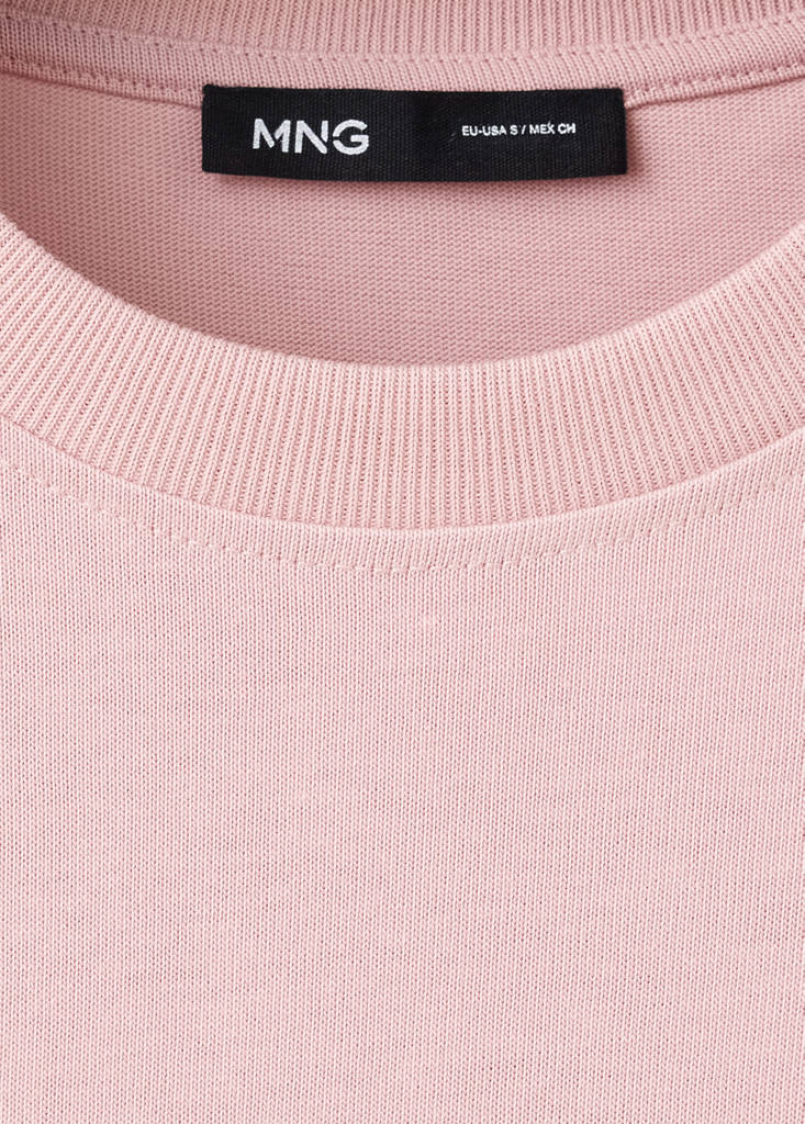 Oversized short-sleeved t-shirt — Pink