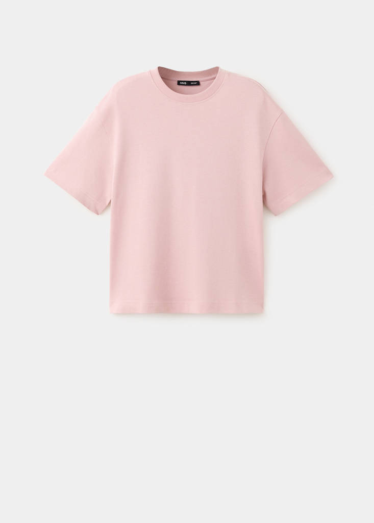 Oversized short-sleeved t-shirt — Pink
