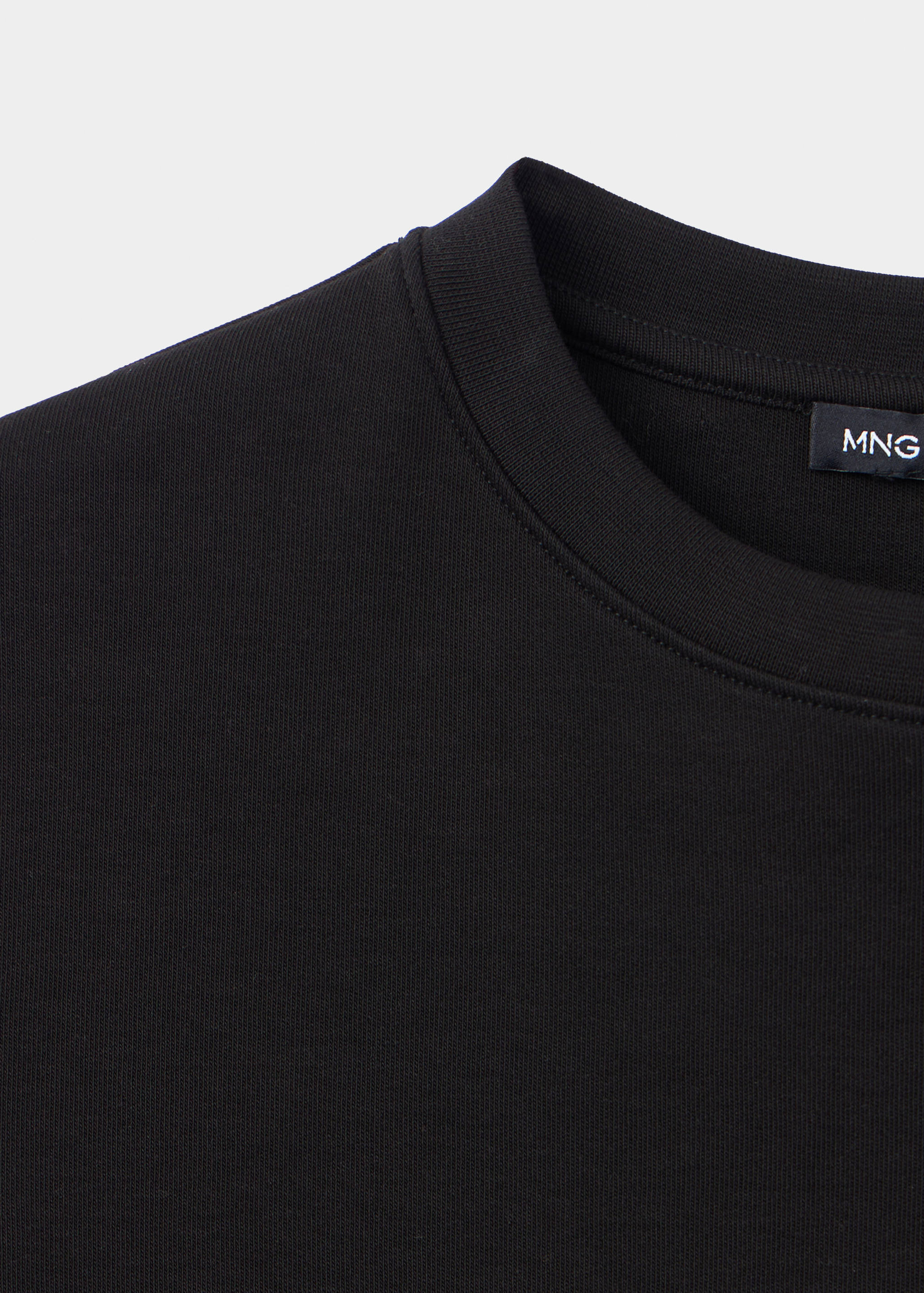 Rounded neck cotton t-shirt - Details of the article 8