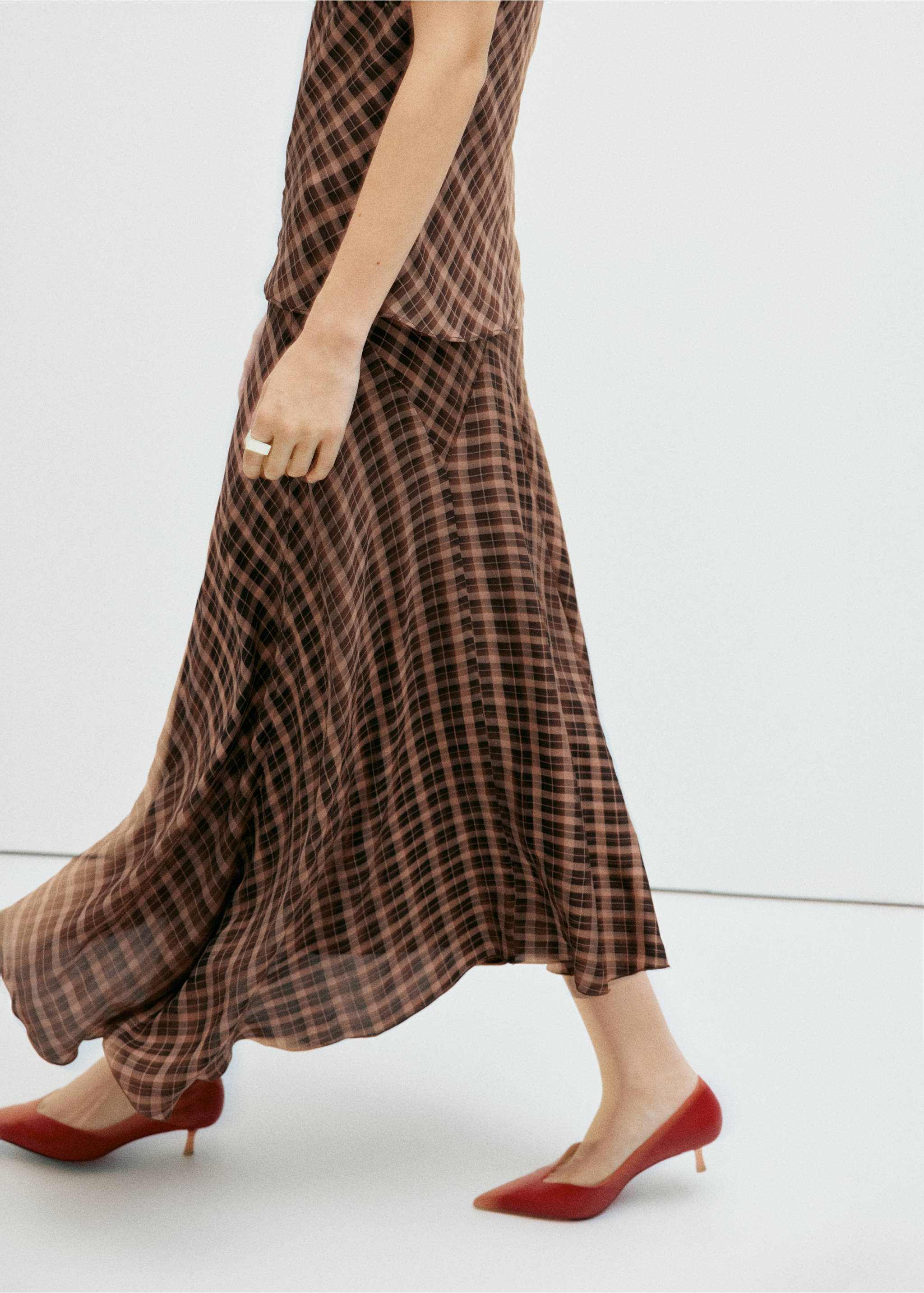 Skirt moisel - Medium plane, Brown. Ref: 37054114-00.