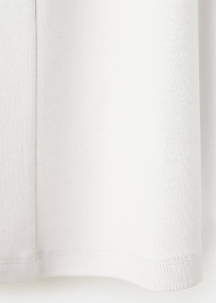 Oversized T-shirt with stitching detail — Grey