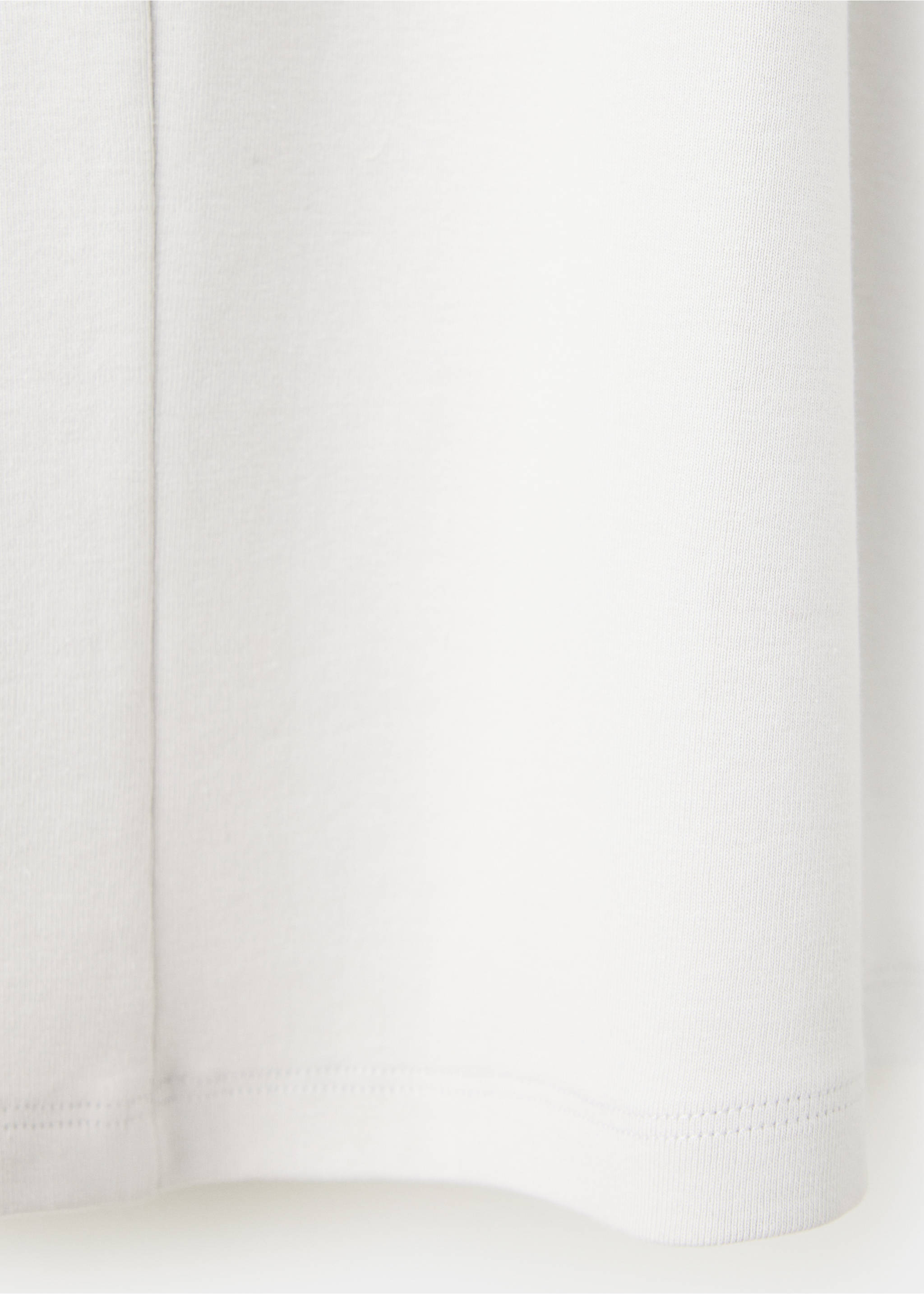 Oversized T-shirt with stitching detail - Details of the article 0, Grey. Ref: 37054115-00.