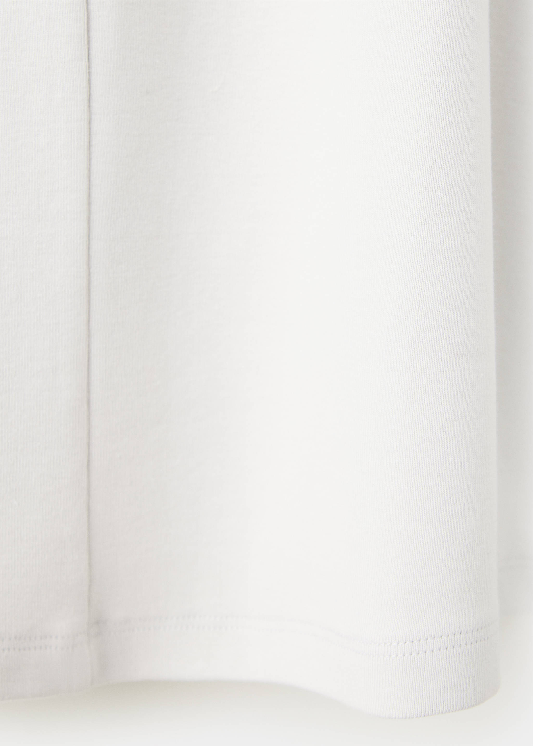 Oversized T-shirt with stitching detail - Details of the article 0