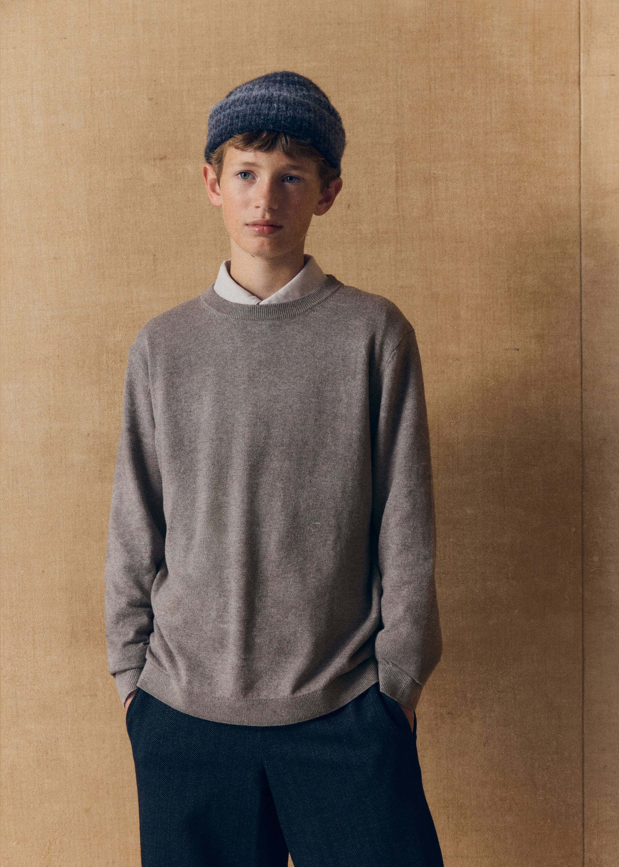 100% cotton fine-knit sweater - Details of the article 5