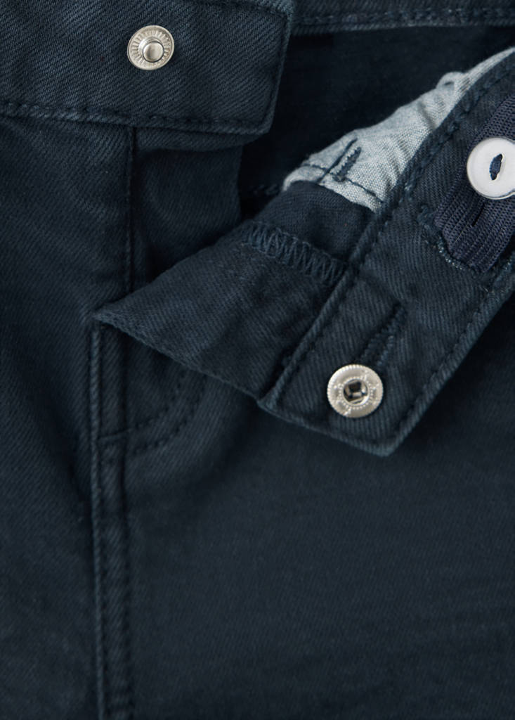 Flared jeans with studs — Navy