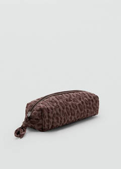 Leopard printed pencil case — Brown 2