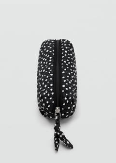 Polka dot print case — Black 3