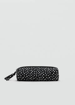 Polka dot print case — Black 1