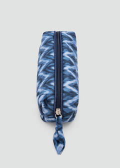 Tie-dye print pouch — Blue 3