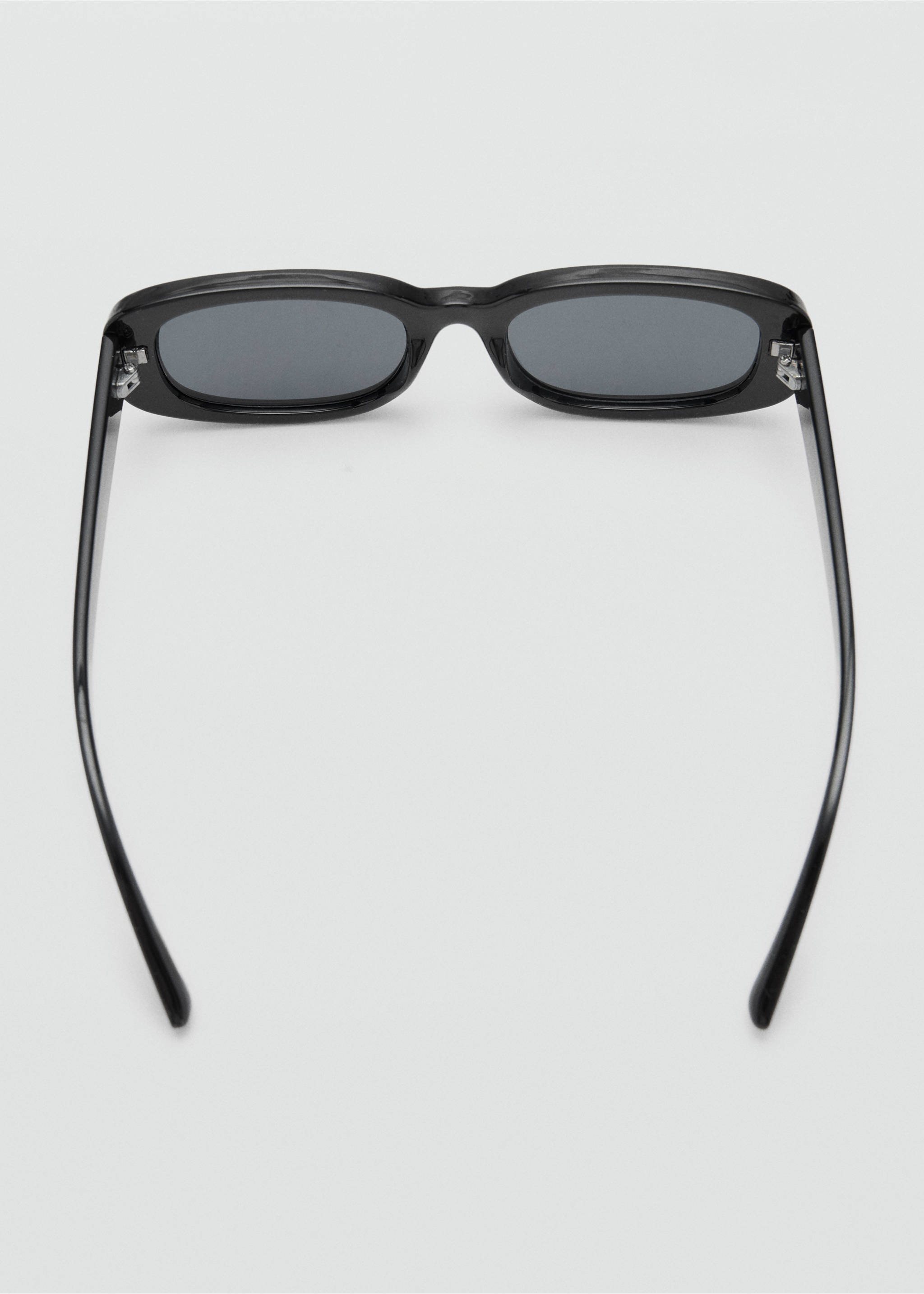 Rectangular-frame sunglasses - Details of the article 1, Black. Ref: 37054415-00.