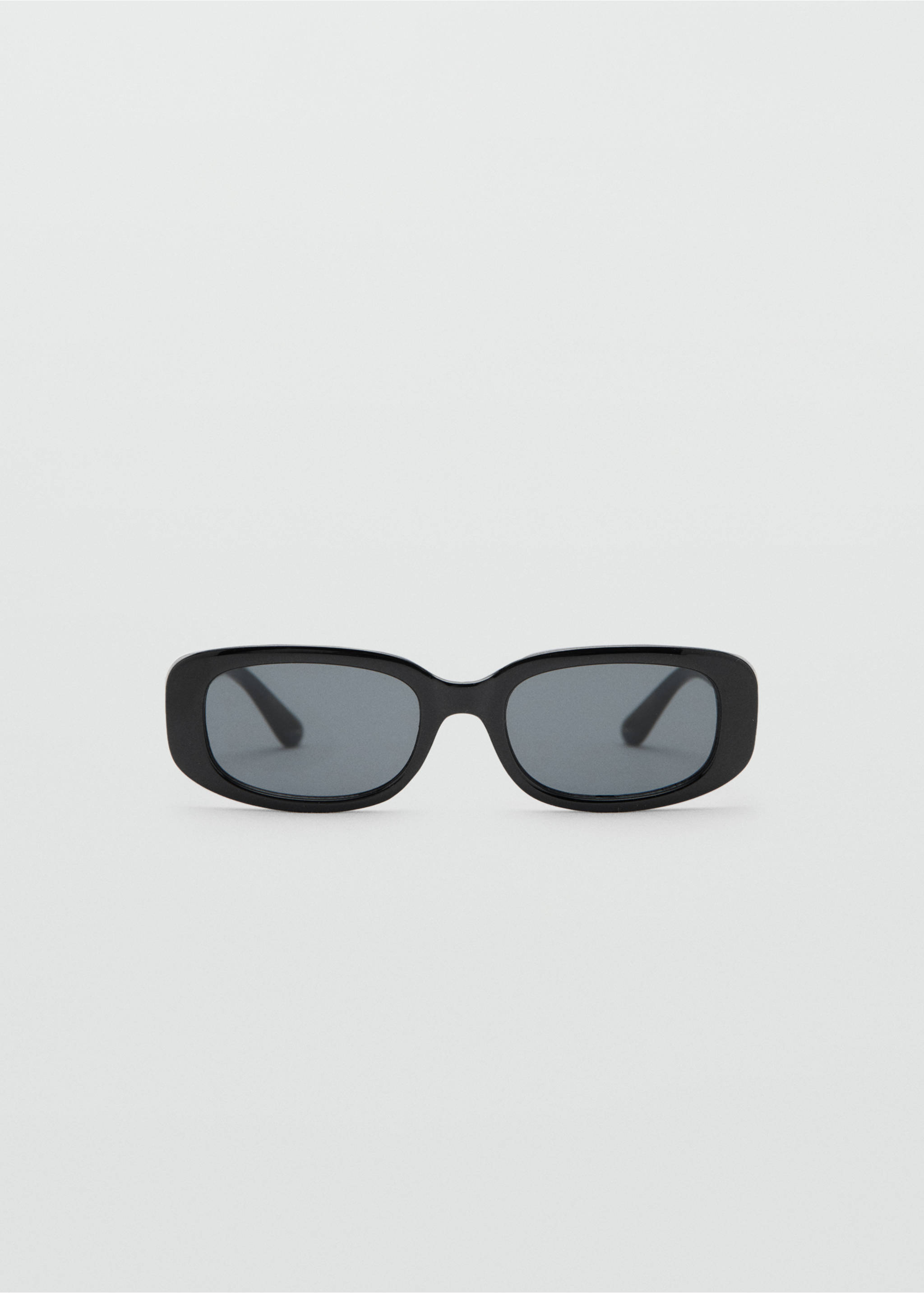 Rectangular-frame sunglasses - Article without model, Black. Ref: 37054415-00.