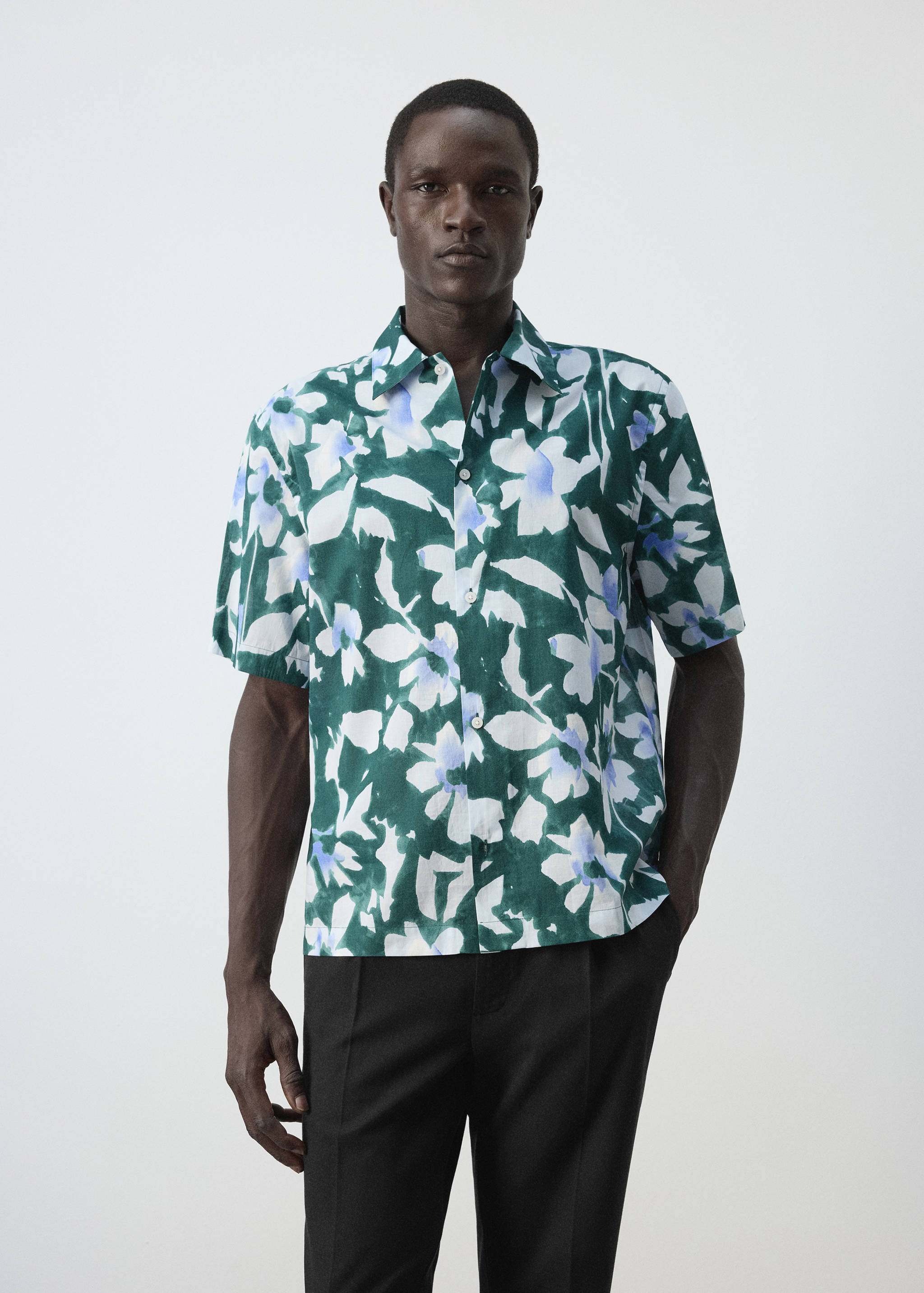 100% cotton printed shirt - Medium plane