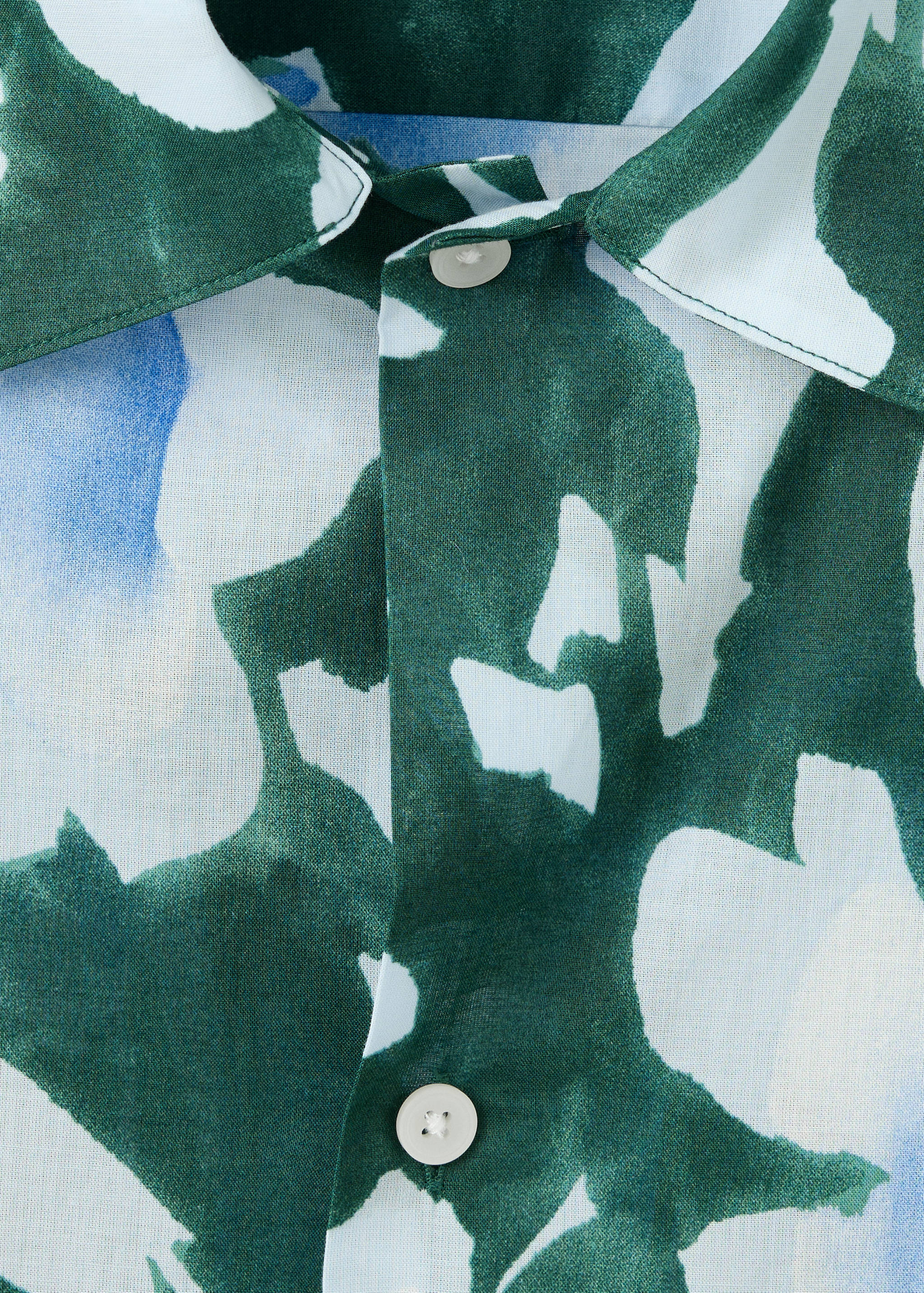 100% cotton printed shirt - Details of the article 8