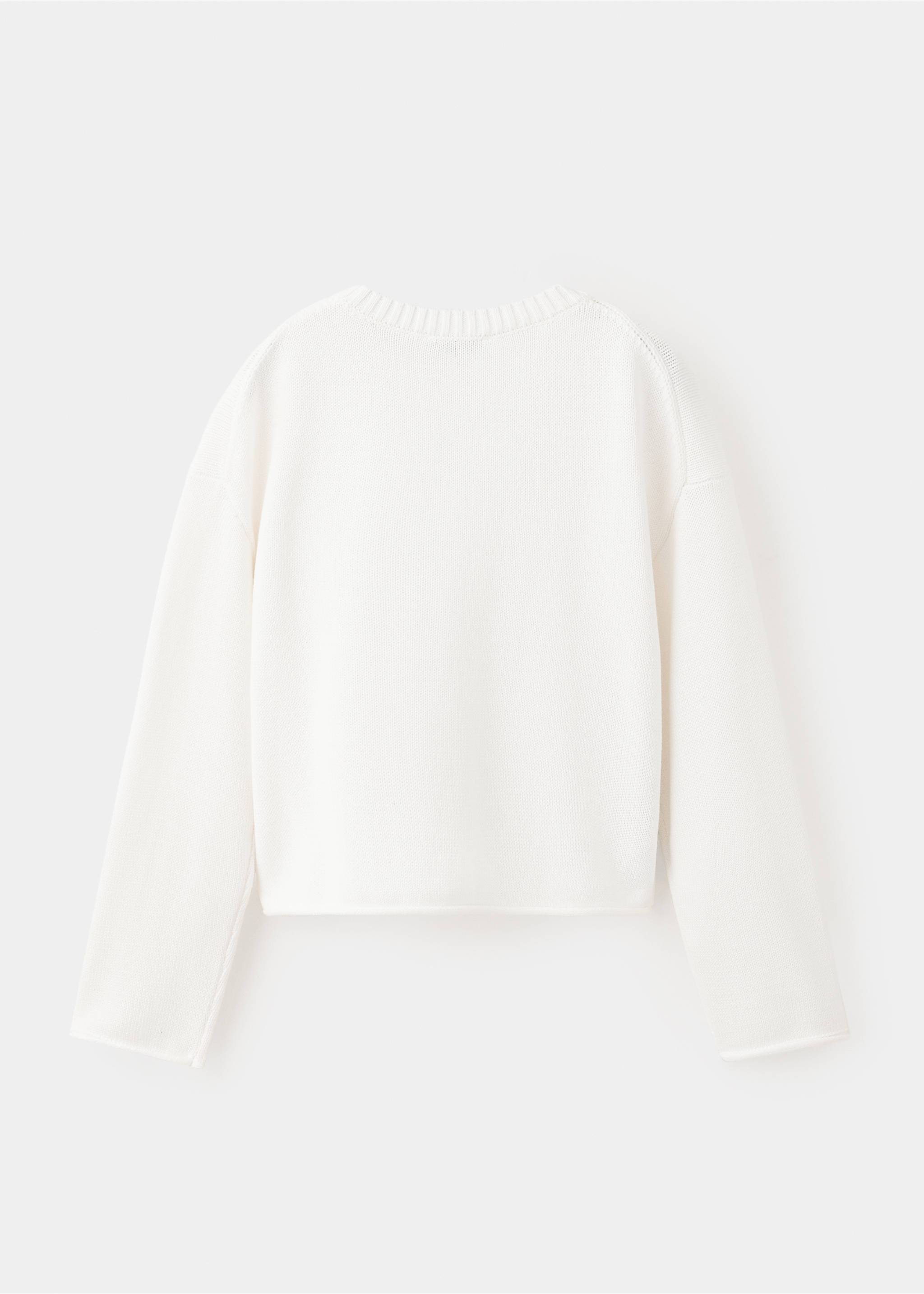 Pull yoko - Verso de l’article, Blanc cassé. Ref: 37054418-00.