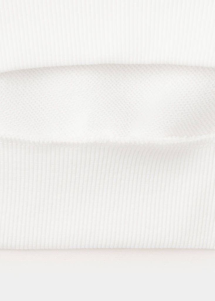 Printed sweatshirt 100% cotton — White