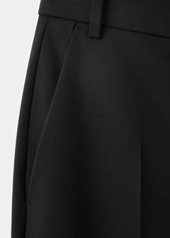 Straight mid-rise trousers — Black 7