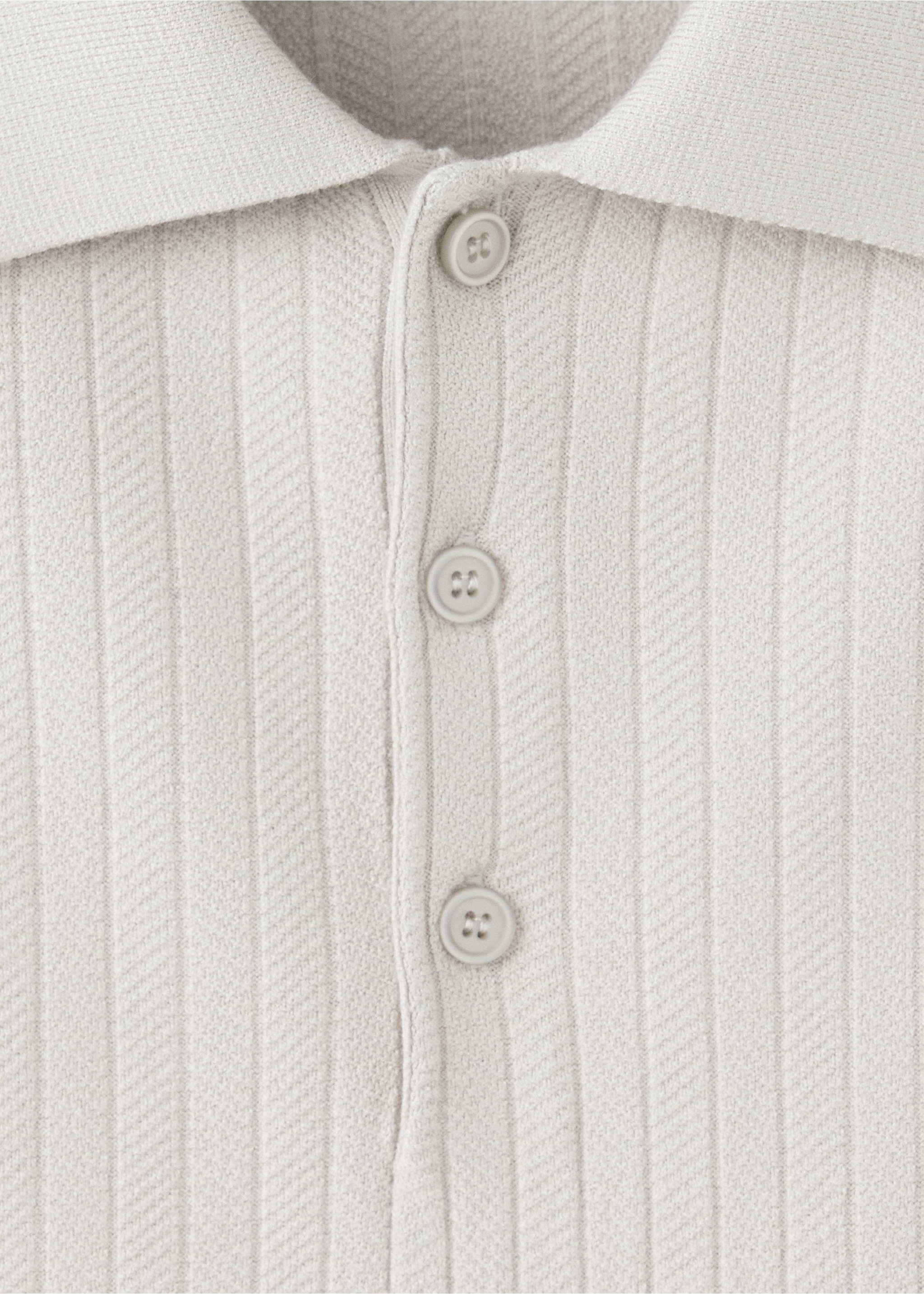 Polo shirt galaxy - Details of the article 8, Ice Grey. Ref: 37054423-00.