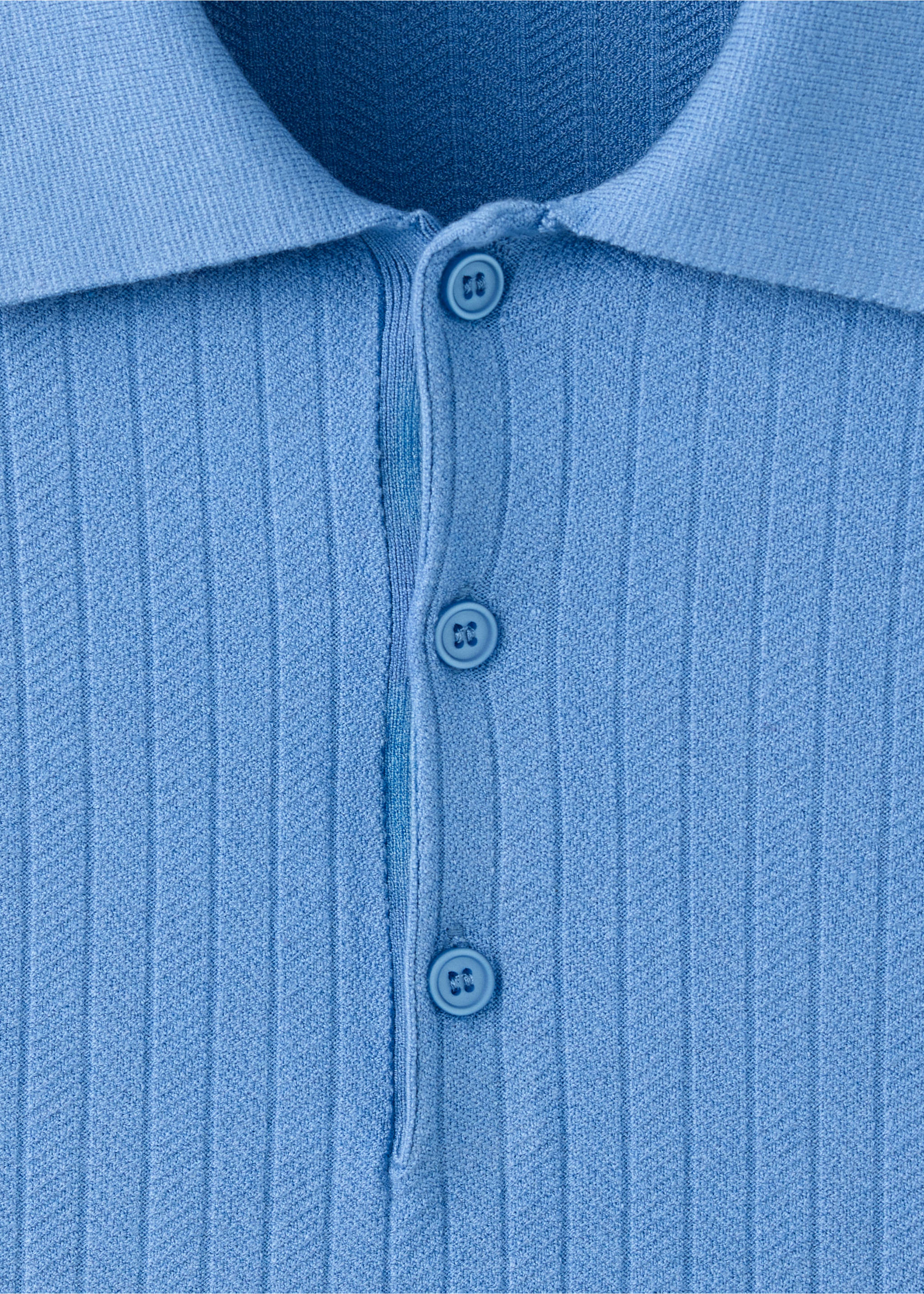 Polo shirt galaxy - Details of the article 8, Blue. Ref: 37054423-00.