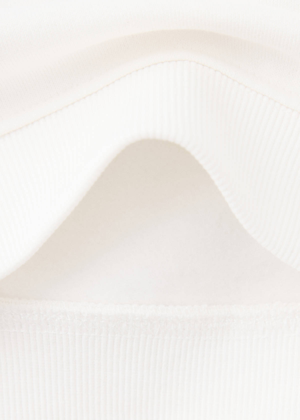 Printed sweatshirt 100% cotton — White
