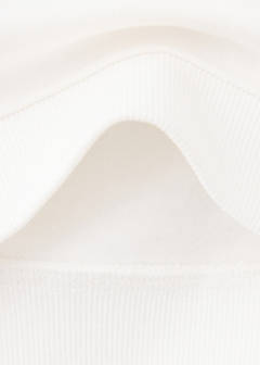 Printed sweatshirt 100% cotton — White 7