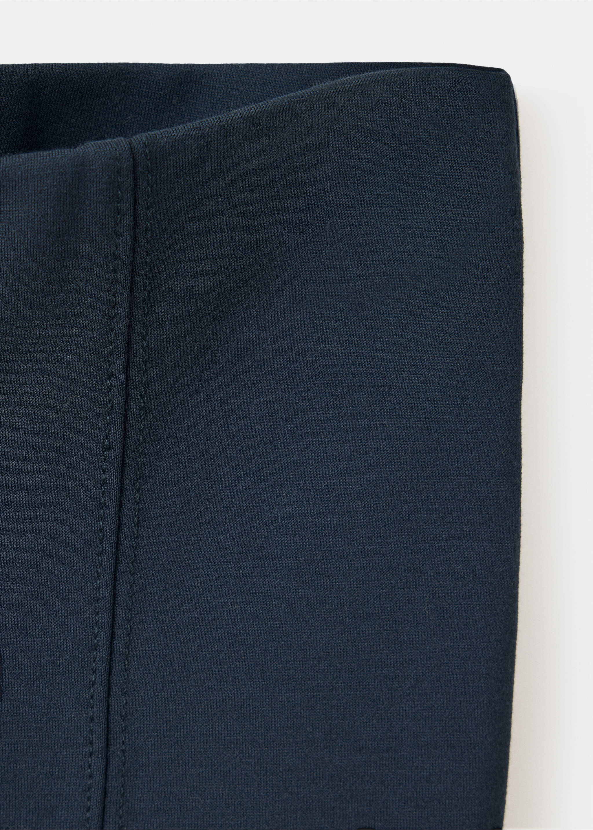 Flared leggings - Details of the article 8, Navy. Ref: 37054427-00.