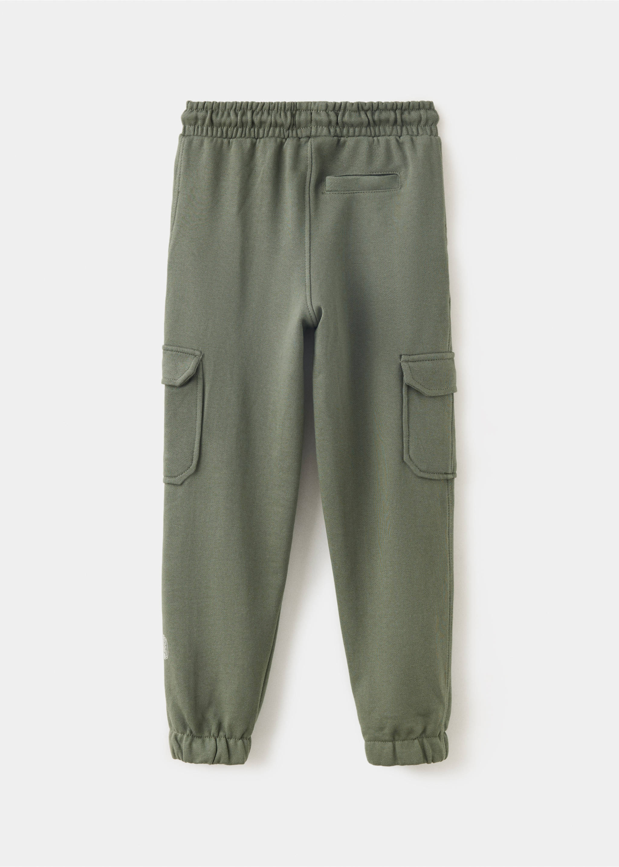 Cargo jogger trousers - Reverse of the article, Khaki. Ref: 37054428-00.