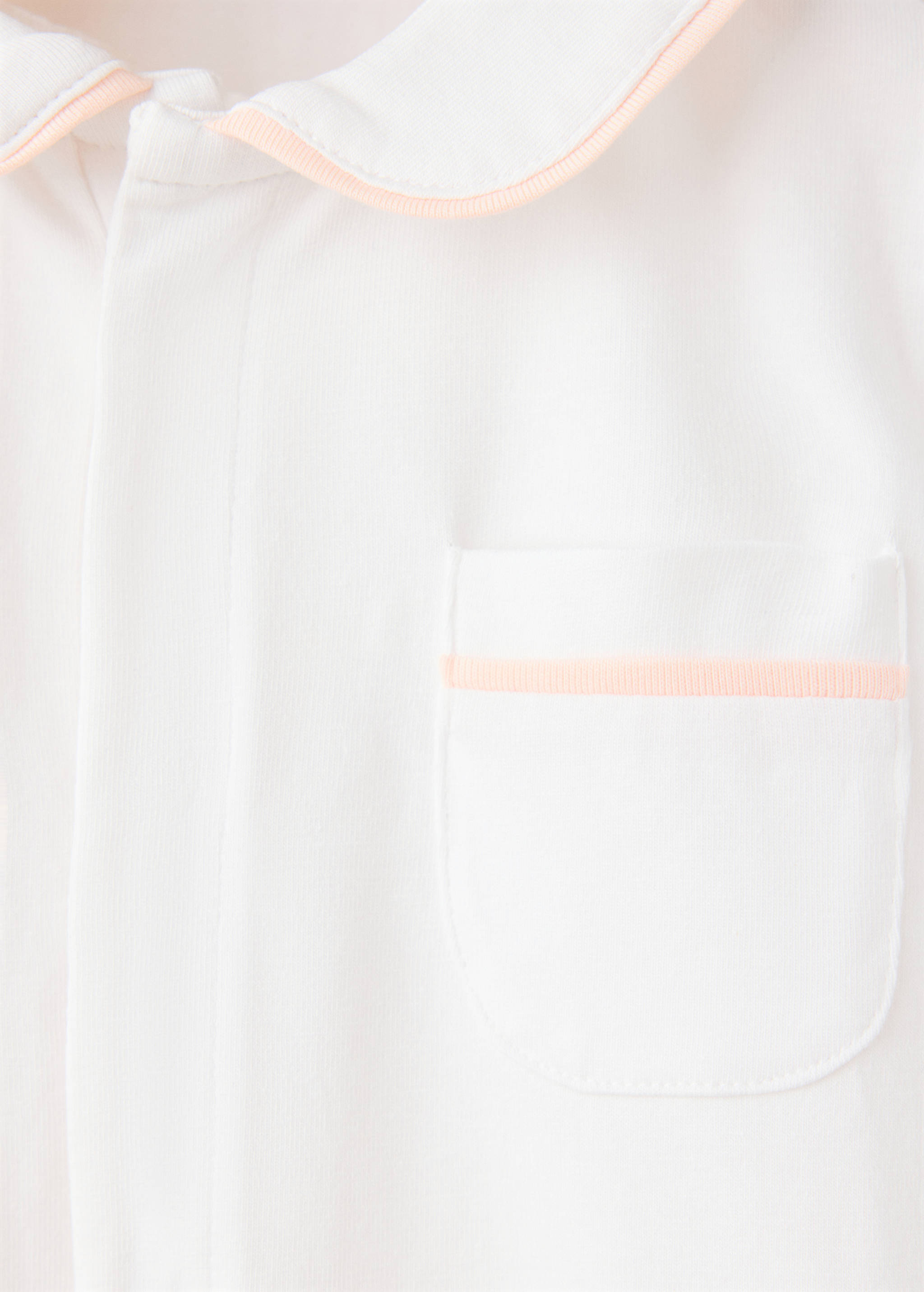 Contrast trim pyjama onesie - Details of the article 8