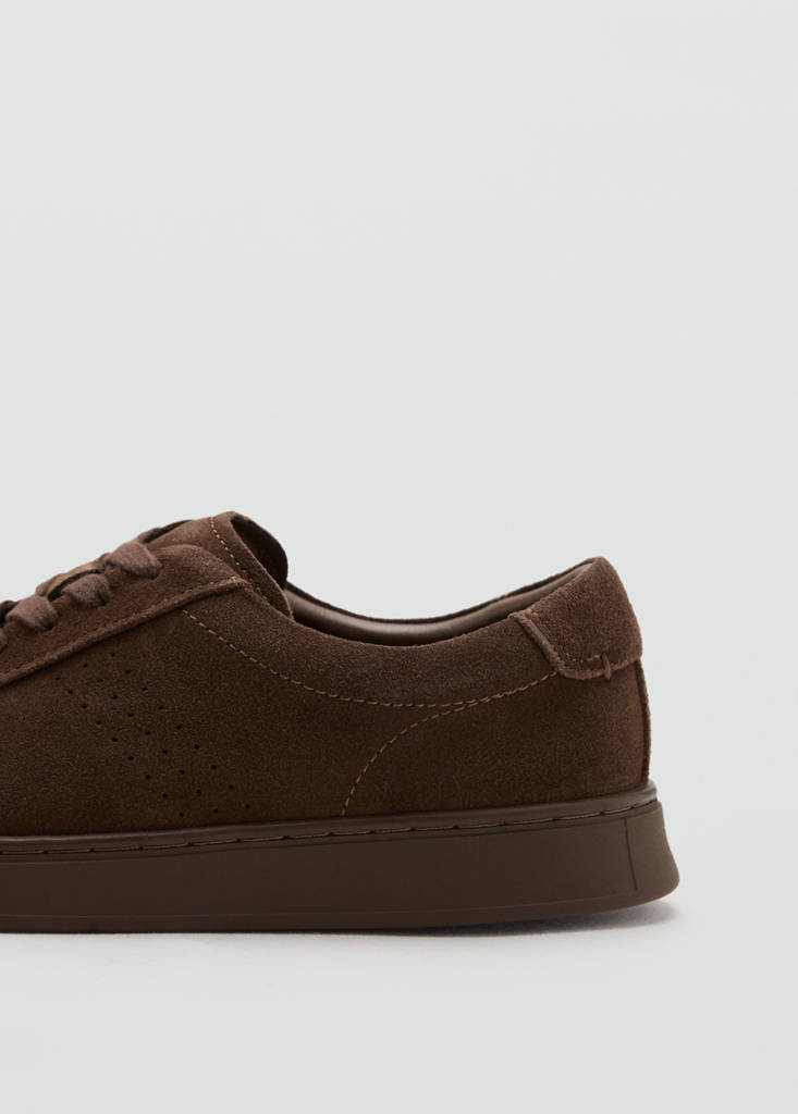 Suede trainers — Brown