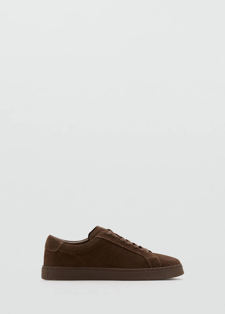 Suede trainers — Brown