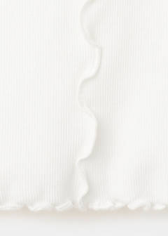 T-shirt with scalloped seams — Off White 4