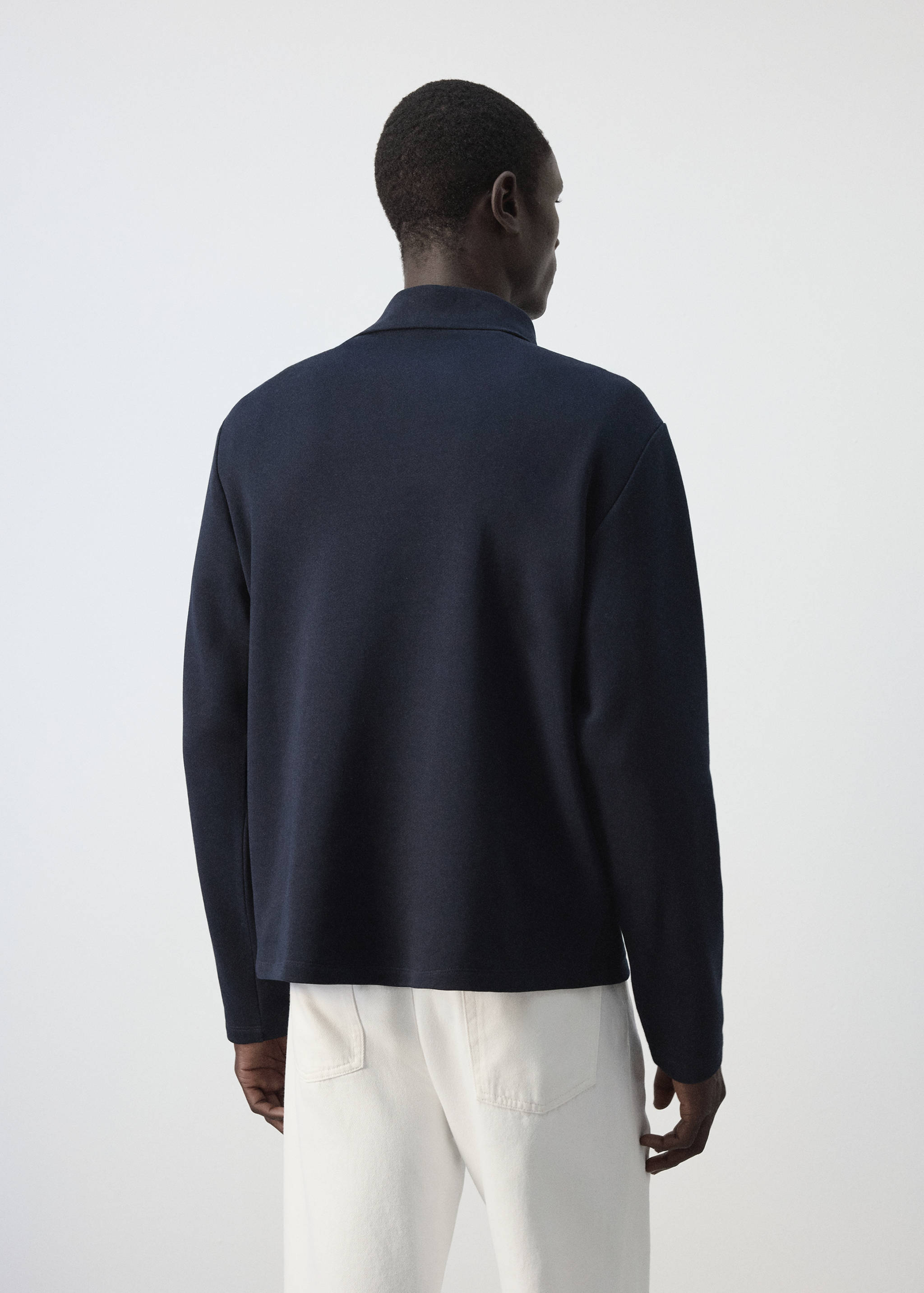 Relaxed-fit cotton sweatshirt - Reverse of the article