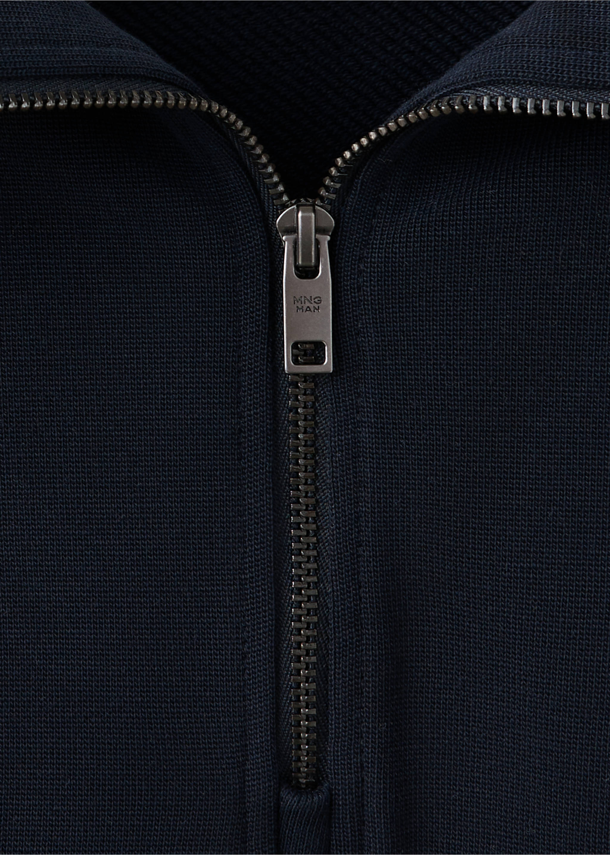 Relaxed-fit cotton sweatshirt - Details of the article 8, Navy. Ref: 37054435-00.