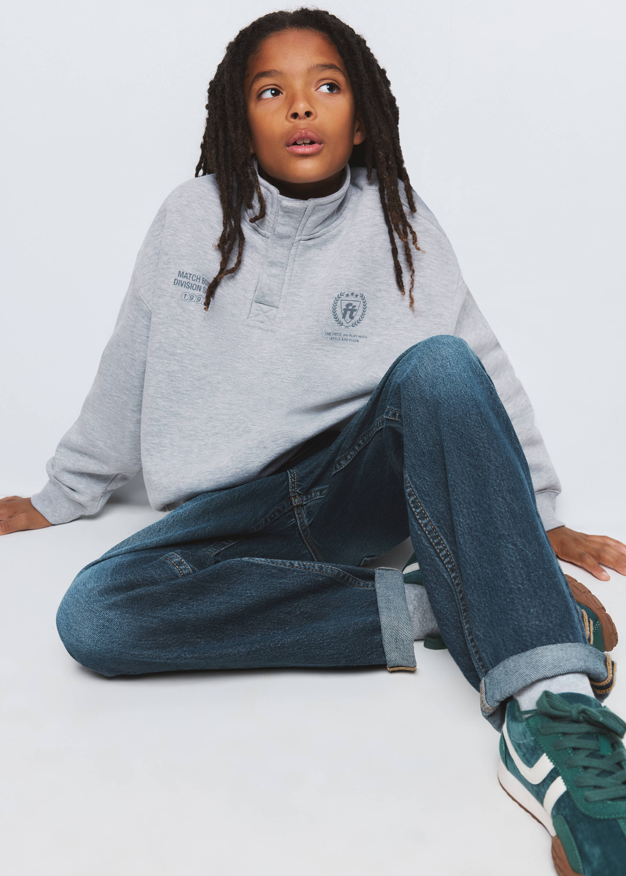 Bedrukt oversized sweatshirt - Detail van het artikel 1