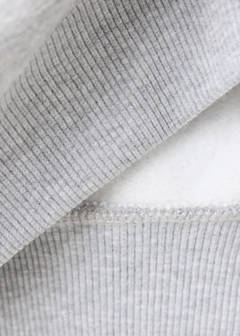 High-neck balloon-fit sweatshirt — Medium Heather Grey 7